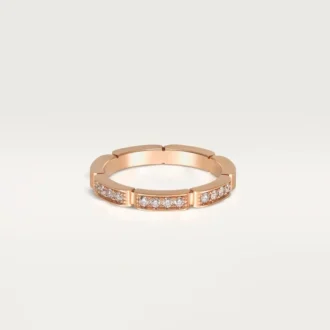 Maillon Panthere vigselring – rosa guld, diamanter – Cartier
