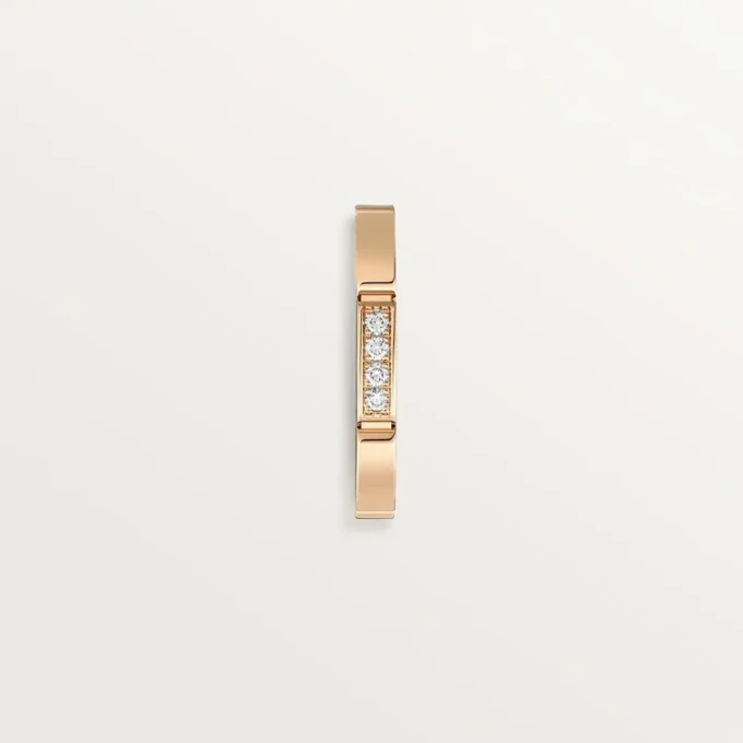 Maillon Panthere vigselring – rosa guld, diamanter – Cartier