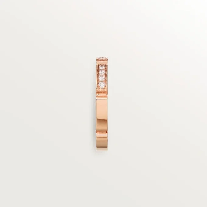Maillon Panthere vigselring – rosa guld, diamanter – Cartier