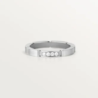 Maillon Panthere vigselring – vitguld, diamanter – Cartier