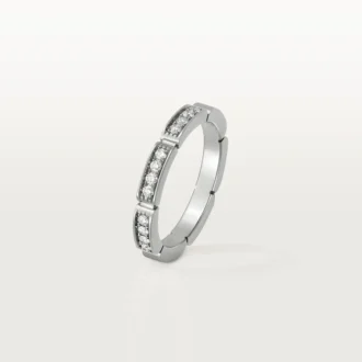 Maillon Panthere vigselring – vitguld, diamanter – Cartier