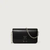 Mini-kedjeväska, Double C De Cartier – svart kalvskinn, guld- och svart emaljfinish – Cartier Mini-kedjeväska, Double C De Cartier – svart kalvskinn, guld- och svart emaljfinish – Cartier