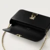 Mini-kedjeväska, Double C De Cartier – svart kalvskinn, guld- och svart emaljfinish – Cartier Mini-kedjeväska, Double C De Cartier – svart kalvskinn, guld- och svart emaljfinish – Cartier