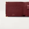 Mynt/sedlar/vinrött kalvskinn, guldfinish – Cartier Mynt/sedlar/vinrött kalvskinn, guldfinish – Cartier