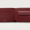 Mynt/sedlar/vinrött kalvskinn, guldfinish – Cartier Mynt/sedlar/vinrött kalvskinn, guldfinish – Cartier