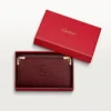 Nyckelring med 6 nycklar, Must De Cartier – vinrött kalvskinn, guldfärgad finish – Cartier Nyckelring med 6 nycklar, Must De Cartier – vinrött kalvskinn, guldfärgad finish – Cartier