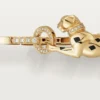Panthere De Cartier-armband – gult guld, lack, diamant, tsavoritgranat, onyx – Cartier Panthere De Cartier-armband – gult guld, lack, diamant, tsavoritgranat, onyx – Cartier
