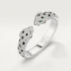 Panthere De Cartier-armband, ledat, pavé