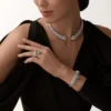 Panthere De Cartier-ring, ledad, pavé Panthere De Cartier-ring, ledad, pavé