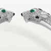 Panthere De Cartier-armband, ledat, pavé