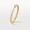 Panthere De Cartier-armband, liten modell, halvpavé