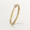 Panthere De Cartier-armband, liten modell, halvpavé