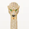 Panthere De Cartier-armband, liten modell, halvpavé