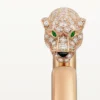 Panthere De Cartier-armband, liten modell, halvpavé