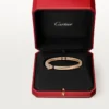 Panthere De Cartier-armband, liten modell, halvpavé