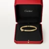 Panthere De Cartier-armband, liten modell, halvpavé
