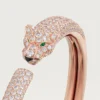 Panthere De Cartier-armband, liten modell, pavé