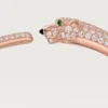Panthere De Cartier-armband, liten modell, pavé