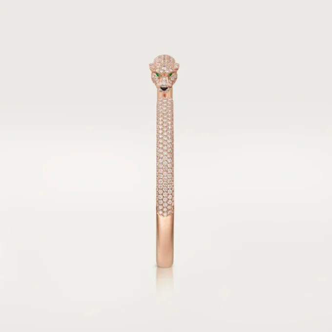 Panthere De Cartier-armband, liten modell, pavé