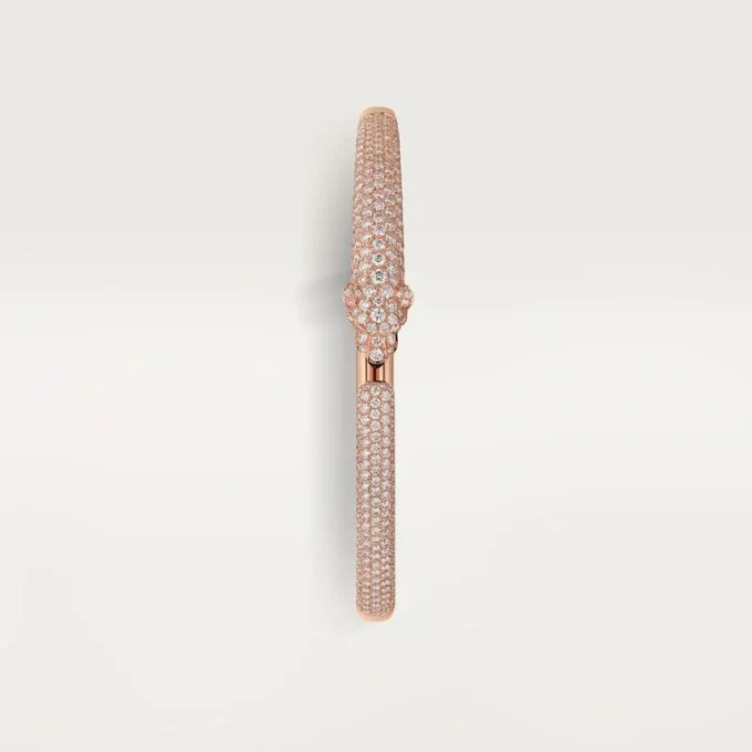 Panthere De Cartier-armband, liten modell, pavé
