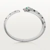 Panthere De Cartier-armband, medelstor modell, halvpavé
