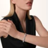Panthere De Cartier-armband, medelstor modell, pavé