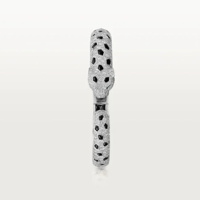 Panthere De Cartier-armband, medelstor modell, pavé