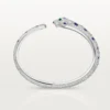 Panthere De Cartier-armband, medelstor modell, pavé