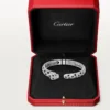 Panthere De Cartier-armband, medelstor modell, pavé