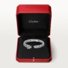 Panthere De Cartier-armband, medelstor modell, pavé