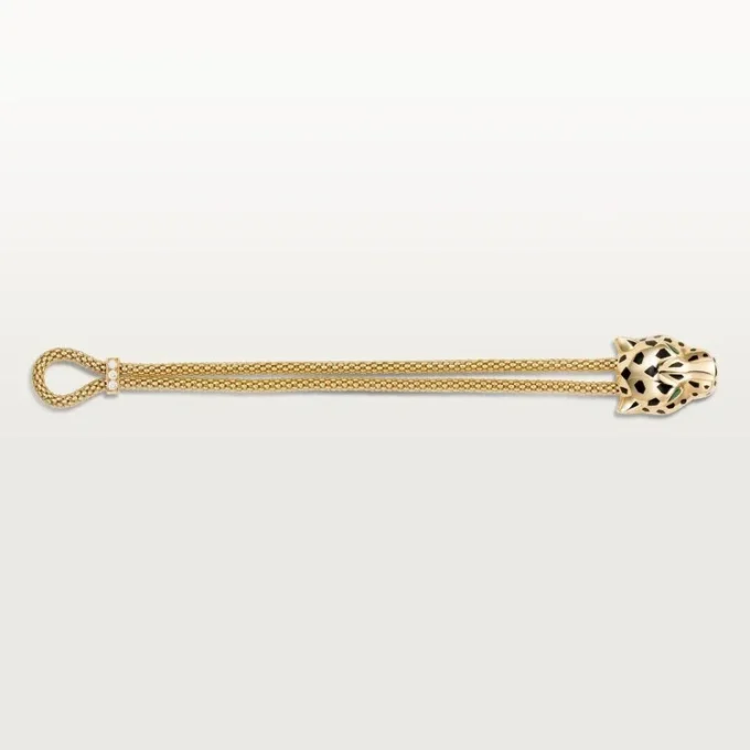 Panthere De Cartier-armband, på kedja, diamanter Panthere De Cartier-armband, på kedja, diamanter