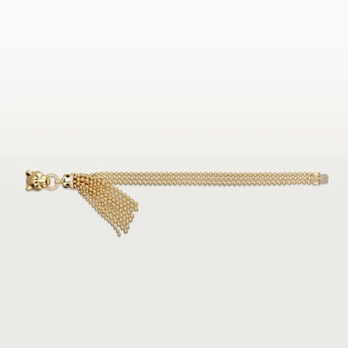 Panthere De Cartier-armband, på kedja, diamanter Panthere De Cartier-armband, på kedja, diamanter