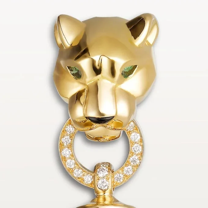 Panthere De Cartier-armband, på kedja, diamanter Panthere De Cartier-armband, på kedja, diamanter