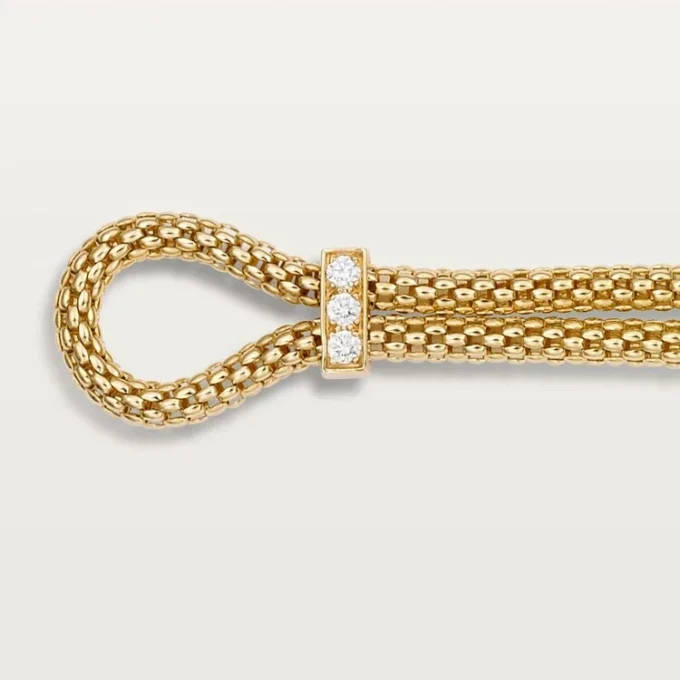 Panthere De Cartier-armband, på kedja, diamanter Panthere De Cartier-armband, på kedja, diamanter