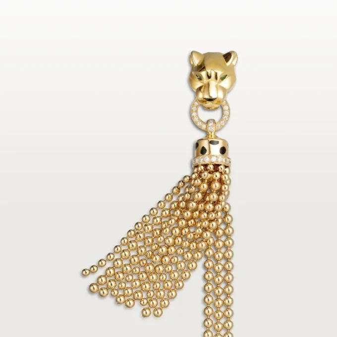 Panthere De Cartier-armband, på kedja, diamanter Panthere De Cartier-armband, på kedja, diamanter
