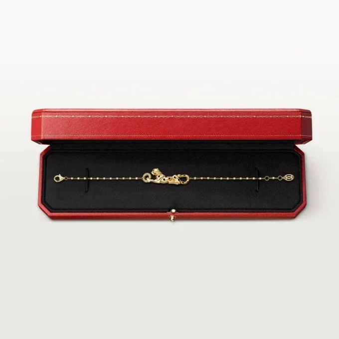 Panthere De Cartier-armband, på kedja, diamanter Panthere De Cartier-armband, på kedja, diamanter
