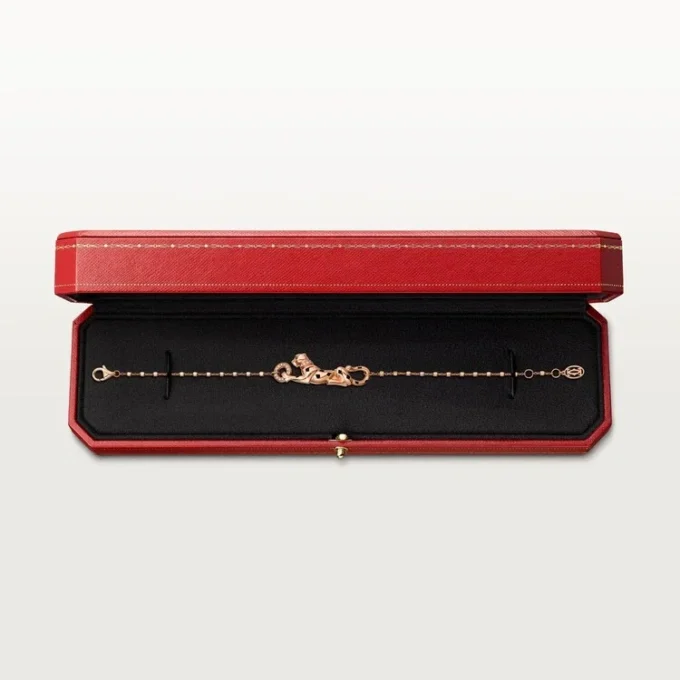 Panthere De Cartier-armband, på kedja, diamanter Panthere De Cartier-armband, på kedja, diamanter