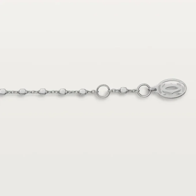 Panthere De Cartier-armband, på kedja, halvpavé Panthere De Cartier-armband, på kedja, halvpavé