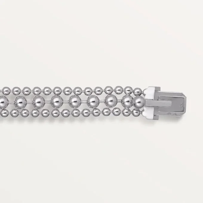 Panthere De Cartier-armband, på kedja, halvpavé Panthere De Cartier-armband, på kedja, halvpavé