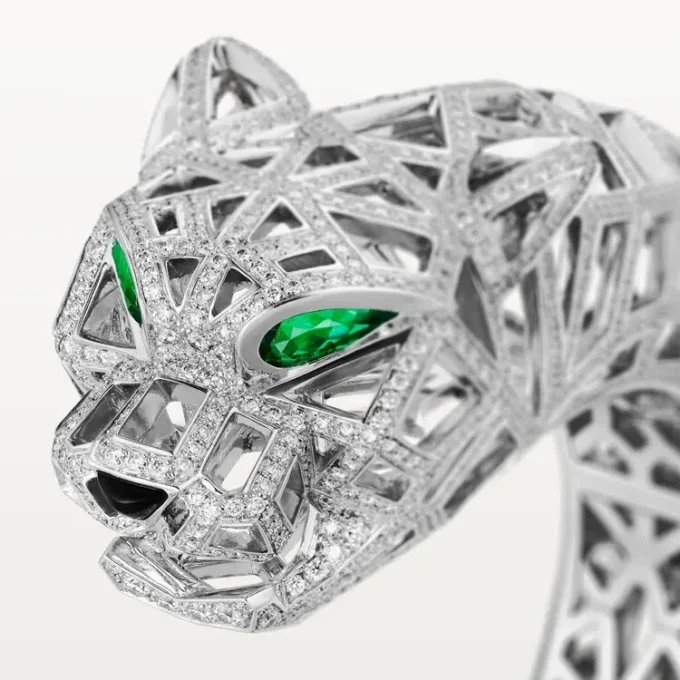 Panthere De Cartier-armband, pavé
