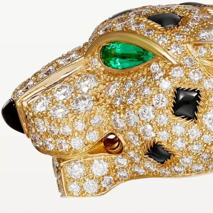 Panthere De Cartier-armband, pavé