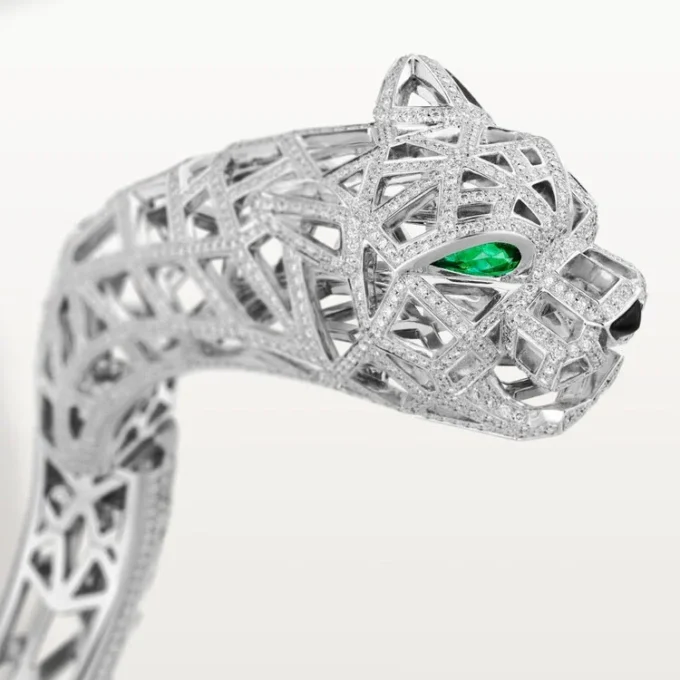 Panthere De Cartier-armband, pavé