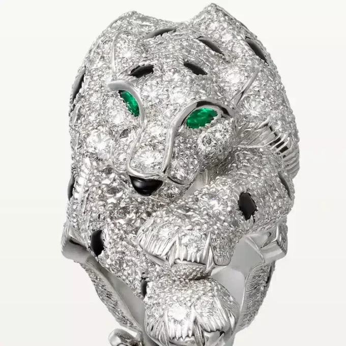 Panthere De Cartier-armband, pavé