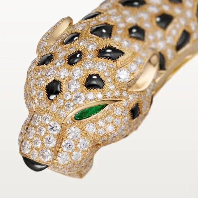 Panthere De Cartier-armband, pavé