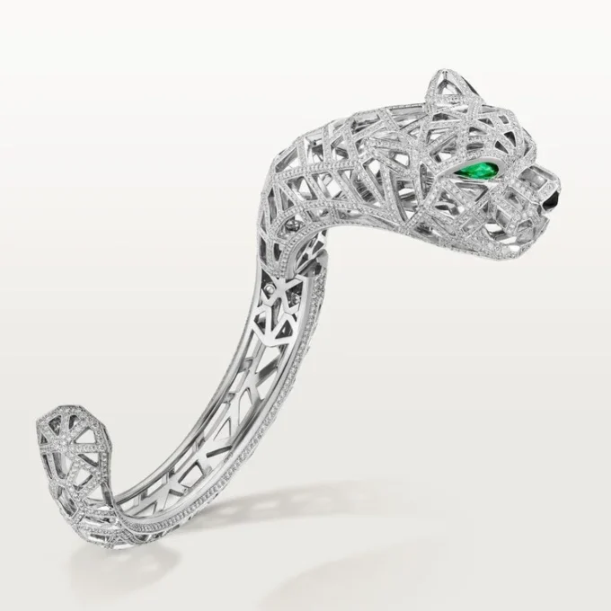 Panthere De Cartier-armband, pavé