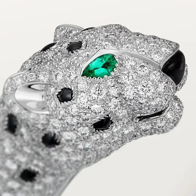 Panthere De Cartier-armband, pavé