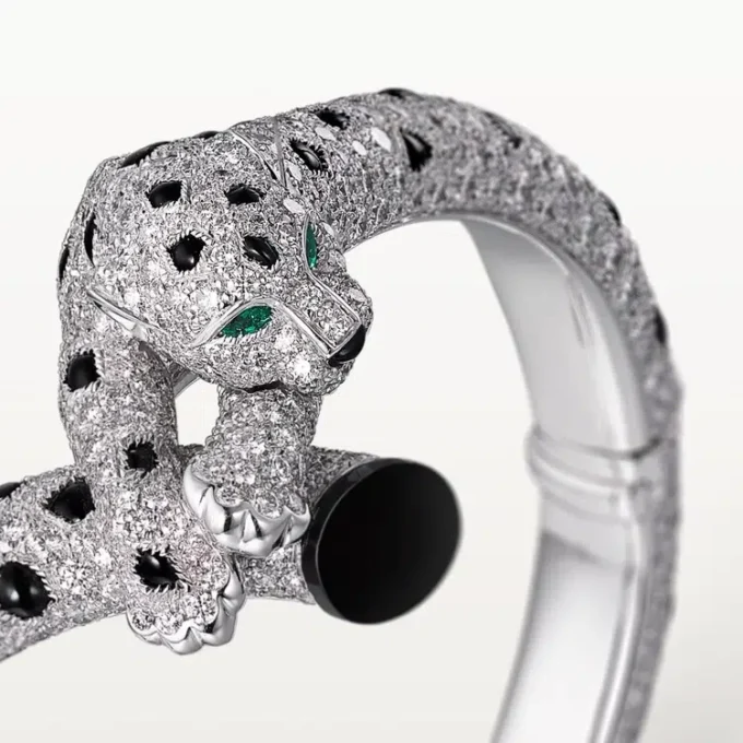 Panthere De Cartier-armband, pavé