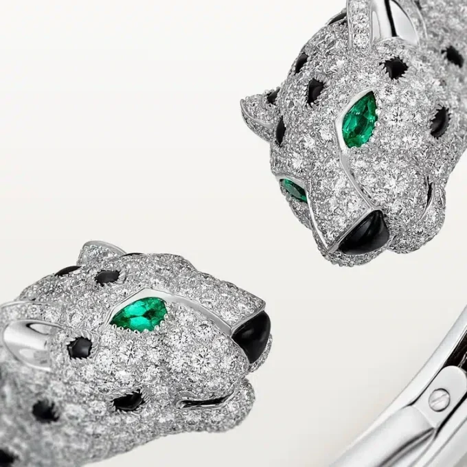 Panthere De Cartier-armband, pavé