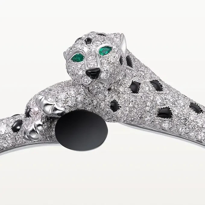 Panthere De Cartier-armband, pavé