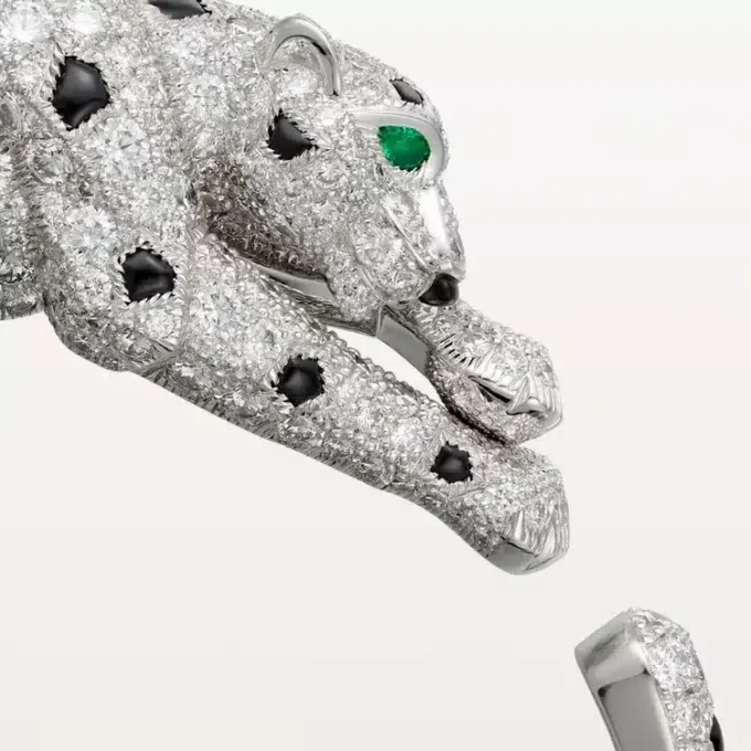 Panthere De Cartier-armband, pavé
